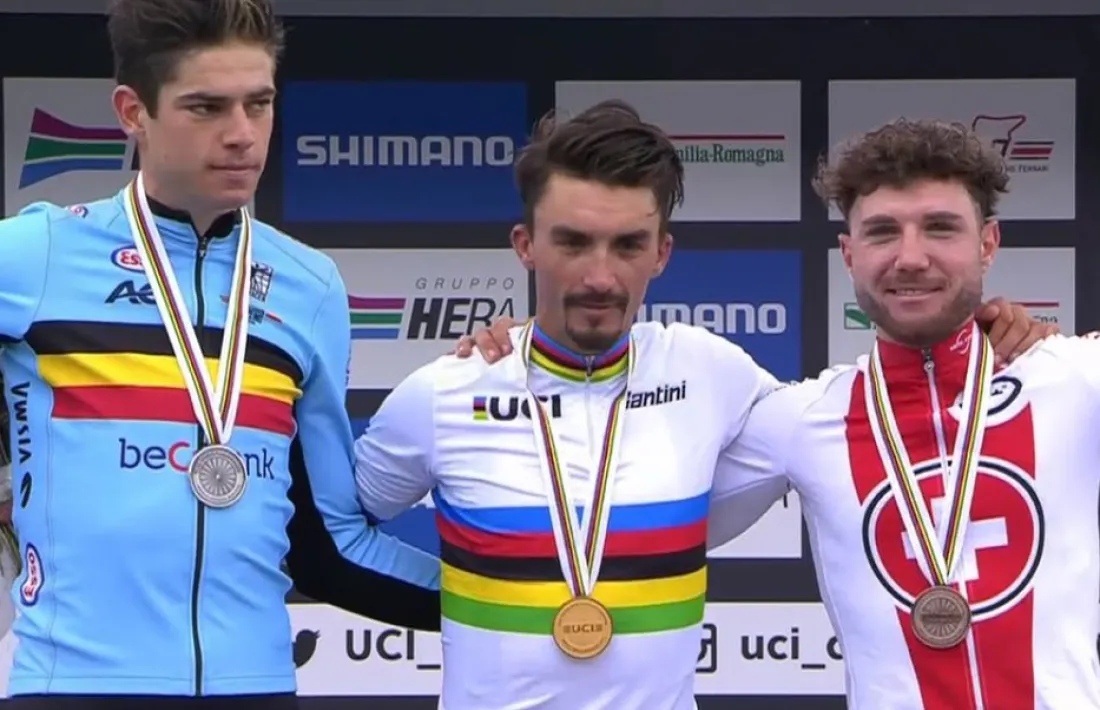 Alaphilippe, nou campió del món.   Foto: Twitter