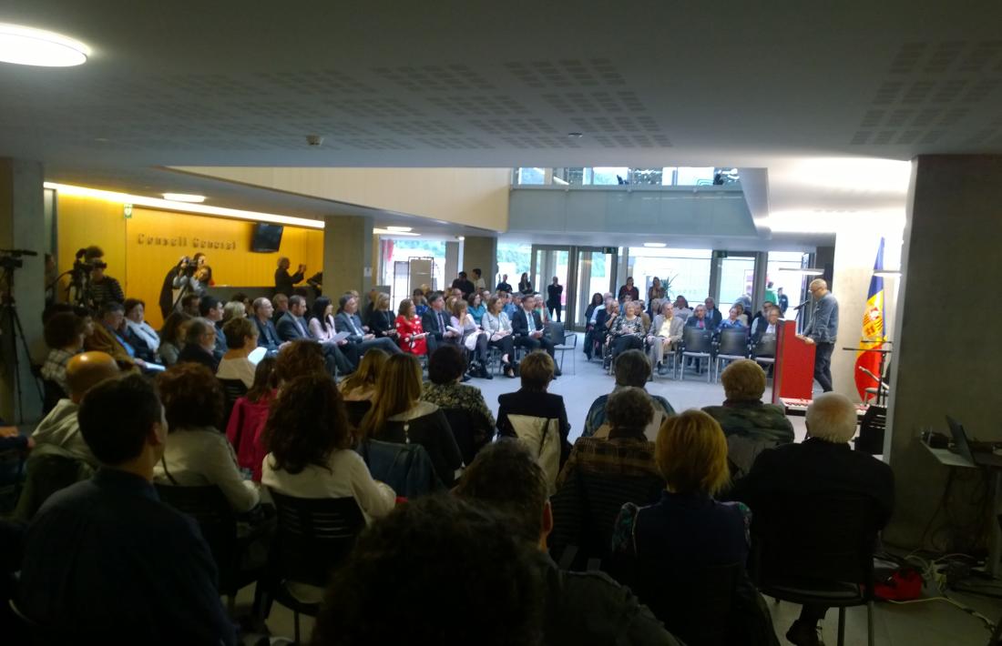  L’últim Dia de la Cultura va tenir lloc el maig del 2019 al vestíbul del Consell.