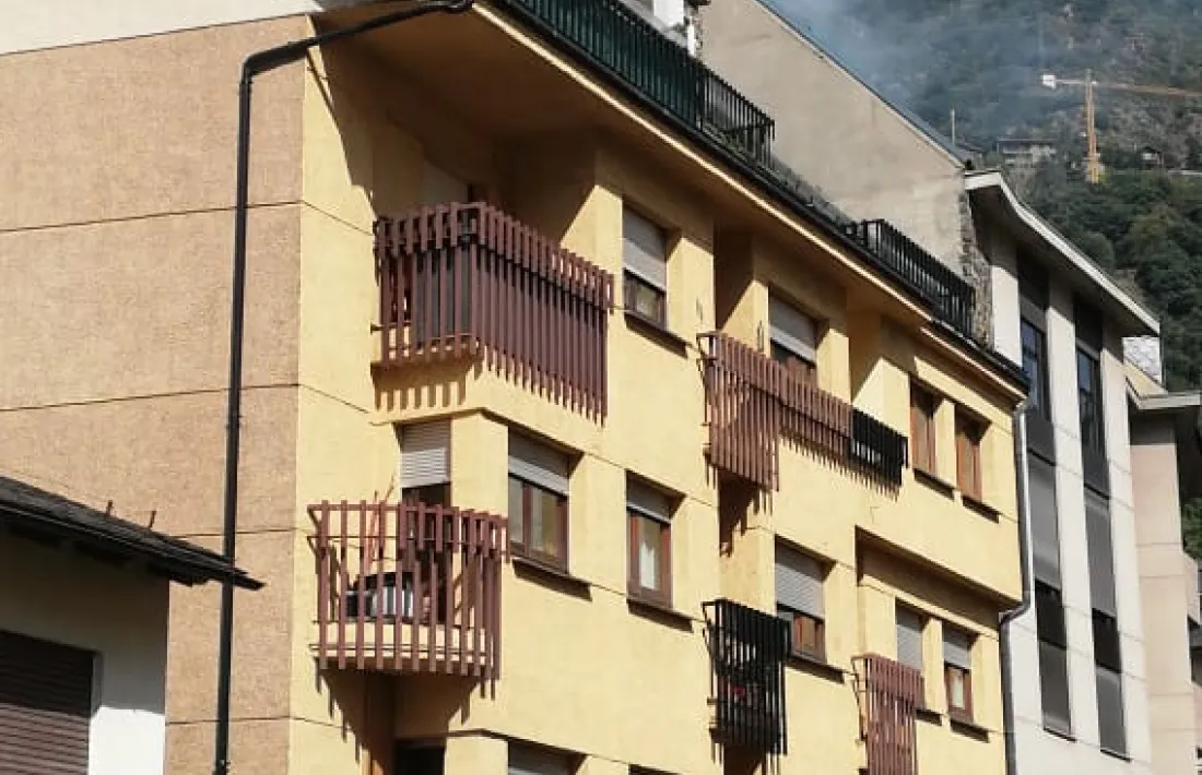 El fum que es podia veure des del carrer.