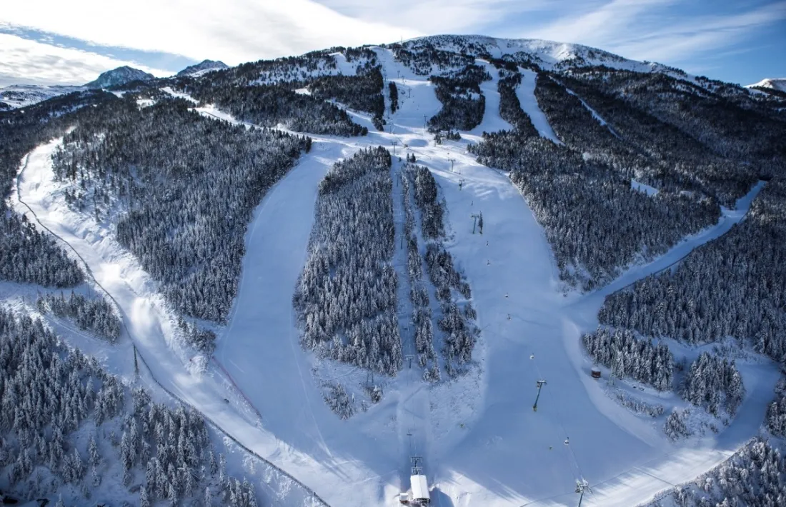 Les pistes d'esquí de Soldeu.