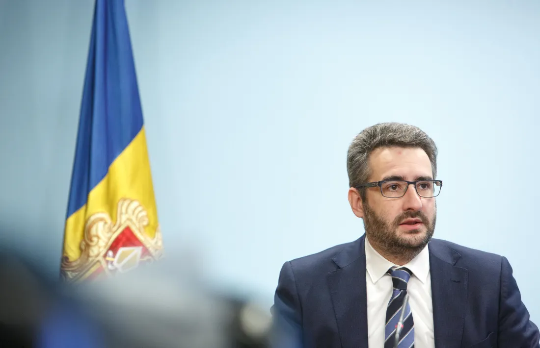 El ministre de Finances i portaveu de l’executiu, Eric Jover.