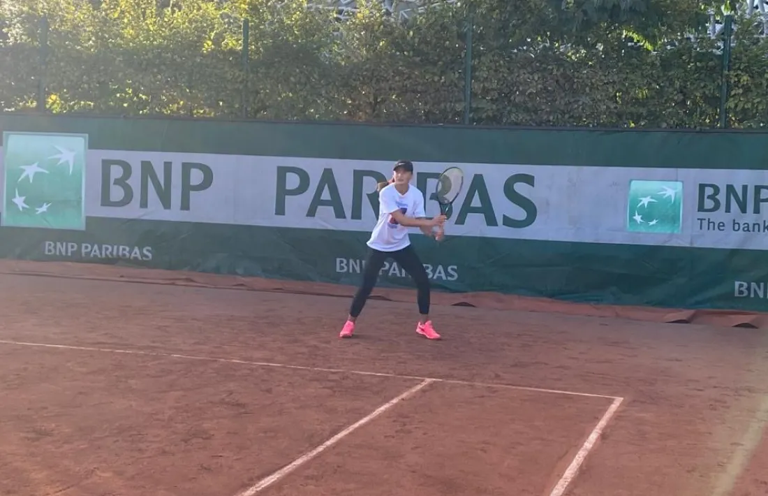 Vicky Jiménez entrenant a París. Foto: Foto cedida per Joan Jiménez
