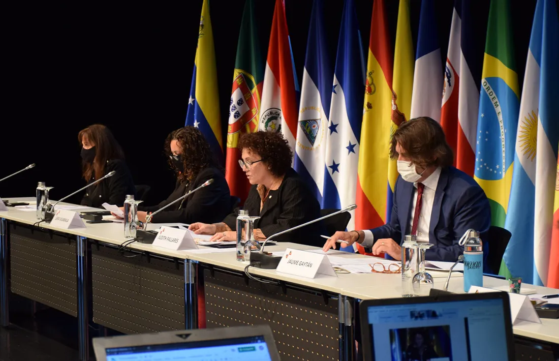 Un moment de la celebració de la 19a Conferència iberoamericana de ministres d’Administració Pública i Reforma de l’Estat.