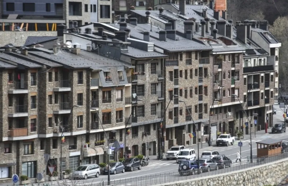 Blocs de pisos ubicats a la Massana.