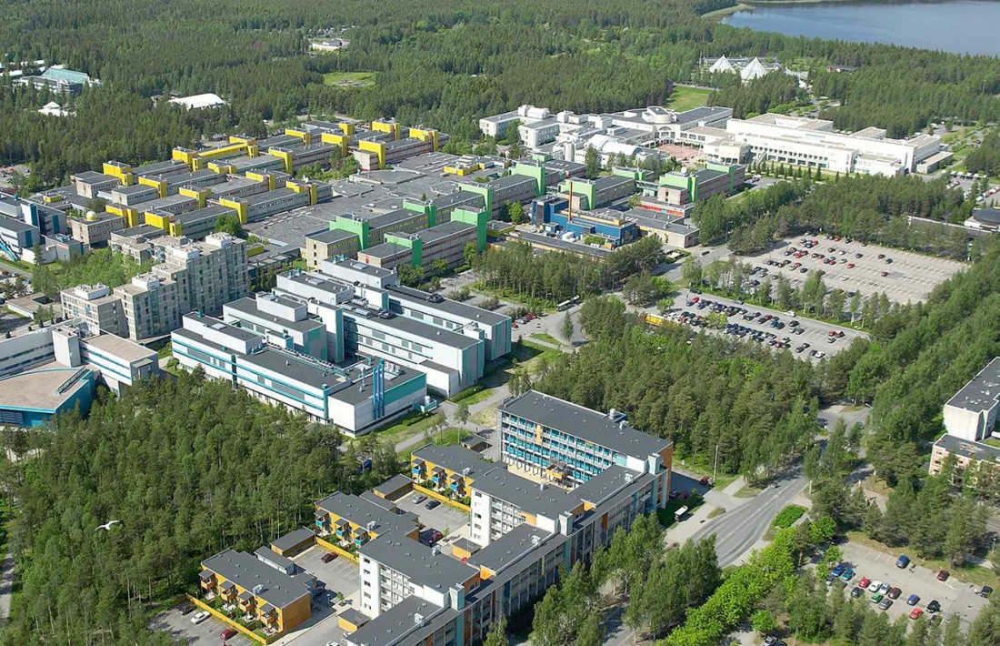 El campus de la Universitat d'Oulu, a Finlàndia.