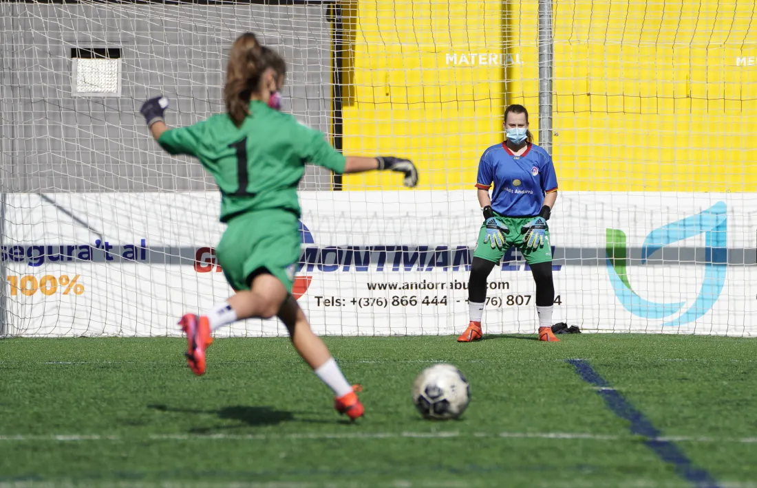 L'Enfaf Crèdit Andorrà femení no jugarà el cap de setmana. Foto: Coke González