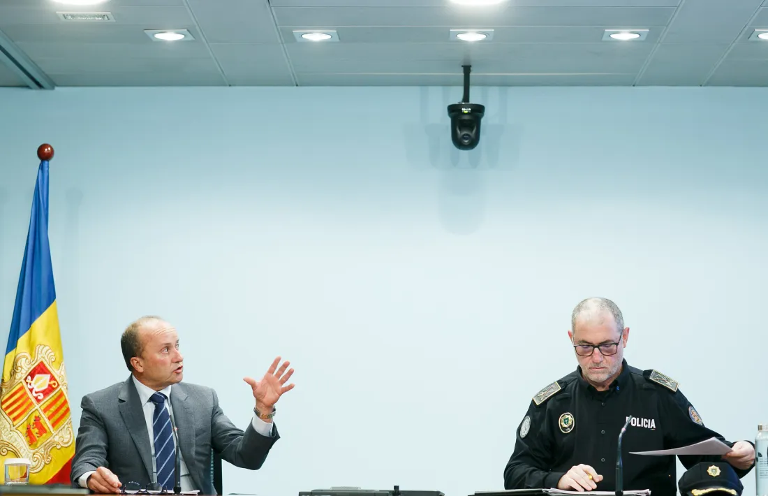 Rossell i Barbolla en la roda de premsa d’aquest dimarts.