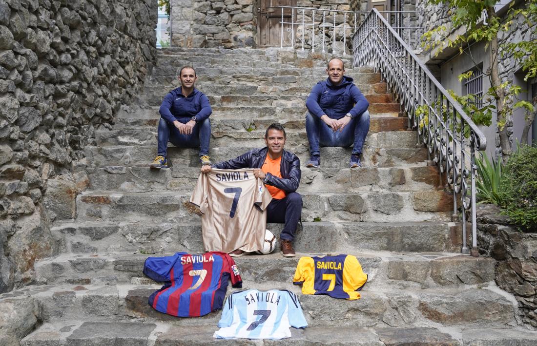Javier Saviola, el nou ambaixador de Gol Solidari, que lideren Ilde Lima i Juli Sánchez. Foto:Gol Solidari