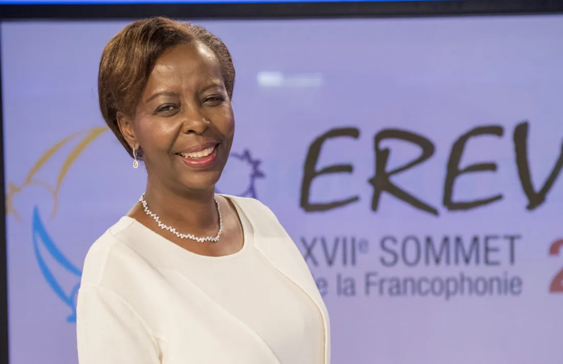 La secretària general de la Organització Internacional de la Francofonia (OIF), Louise Mushikiwabo.