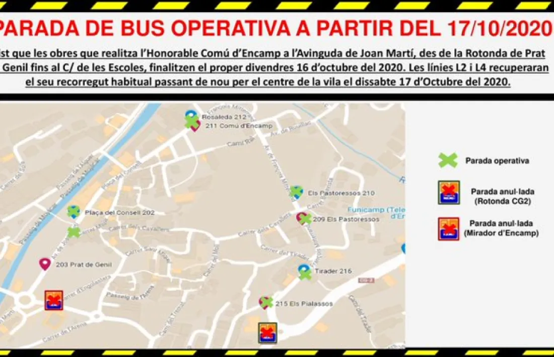 Les parades al centre de la vila.