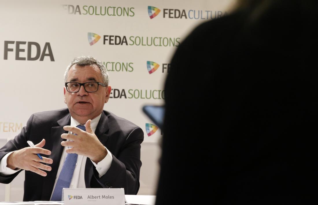 El director general de Forces Elèctriques d’Andorra (FEDA), Albert Moles, en una compareixença anterior.
