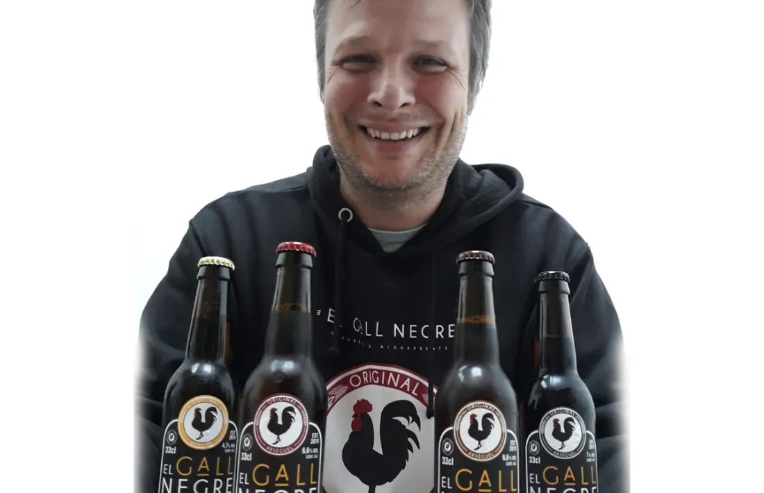 Jordi Blasco, que regenta un obrador de cervesa artesana a Arsèguel