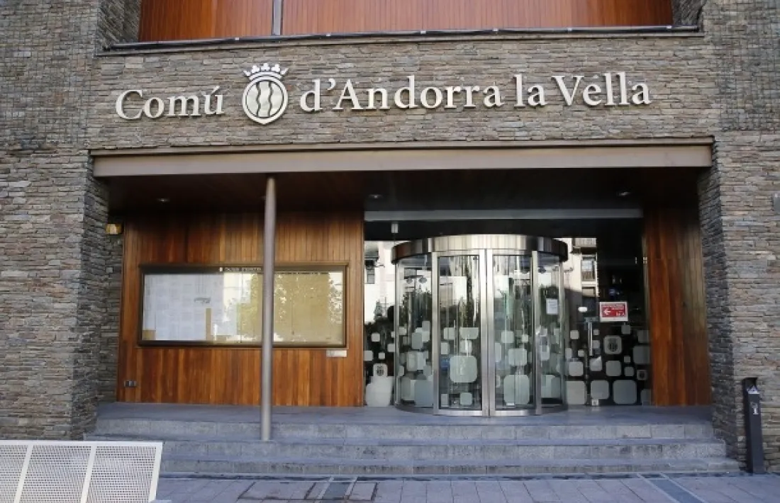 Façana del Comú d'Andorra la Vella.