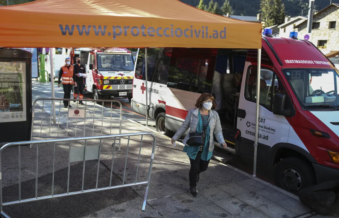 L’‘stop lab’ que va estar en funcionament a Encamp durant 10 dies.