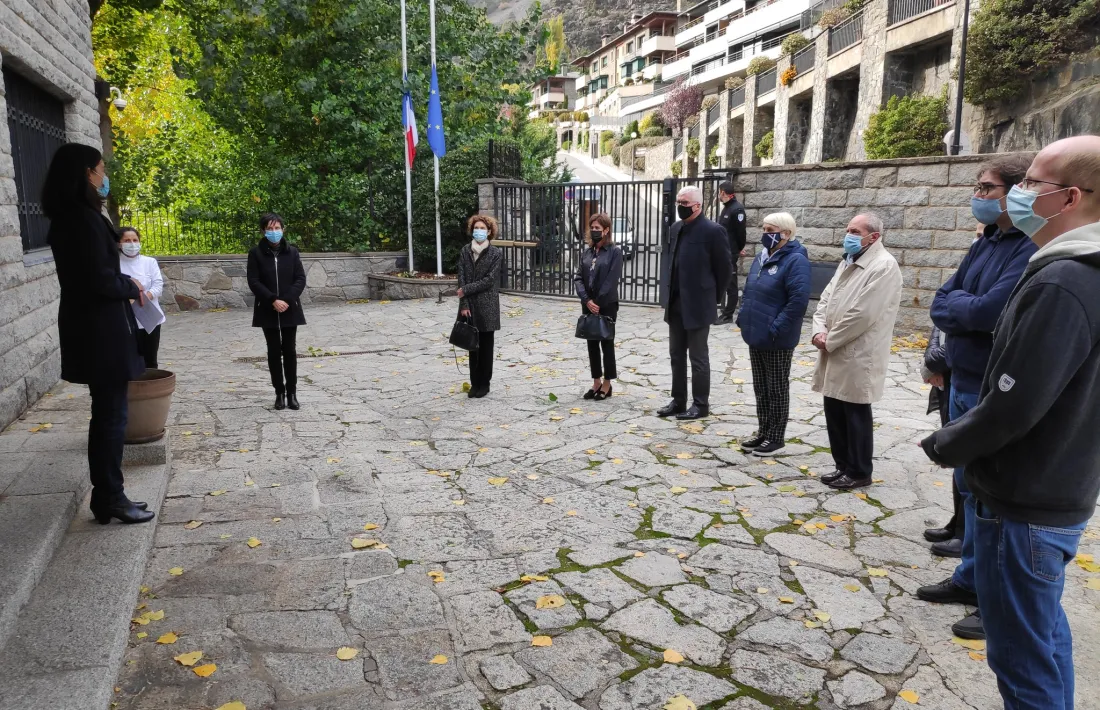 Un moment de l'acte.