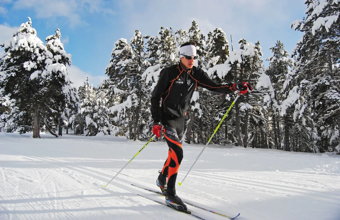 L'estació d'esquí de fons de la Rabassa.