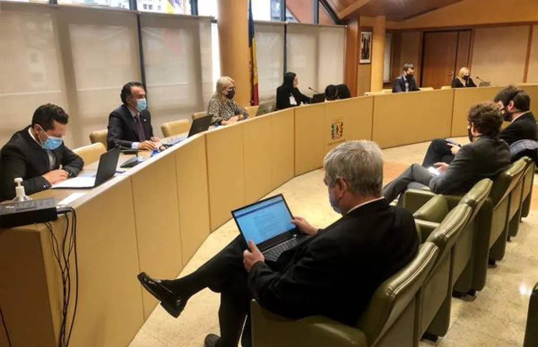 Un moment del consell de comú celebrat aquest matí.