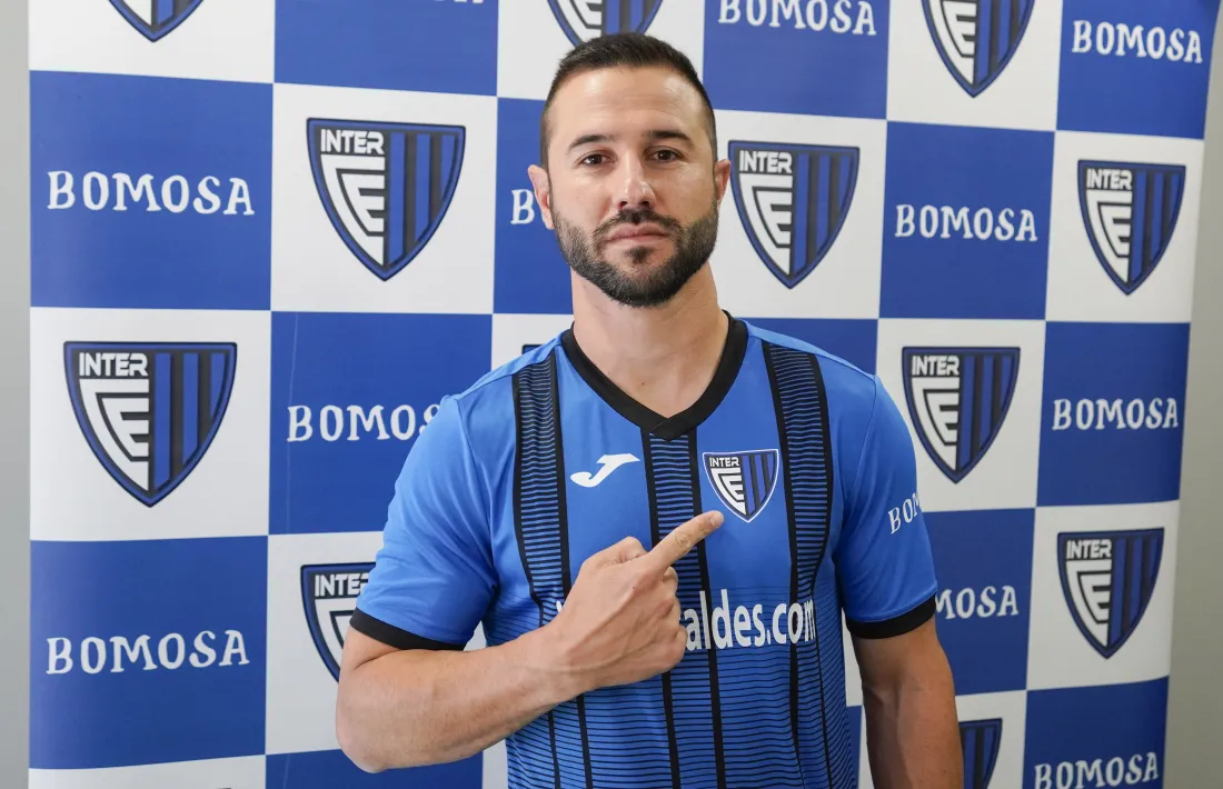  José Rodríguez, amb la seva nova samarreta de l’Inter. Foto: Interescaldes.com