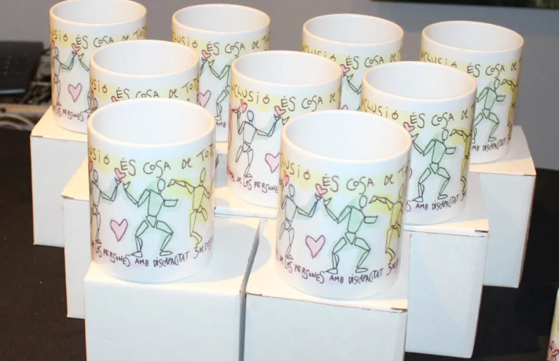 Concurs obert per al disseny de la tassa commemorativa del Dia internacional de les persones amb discapacitat