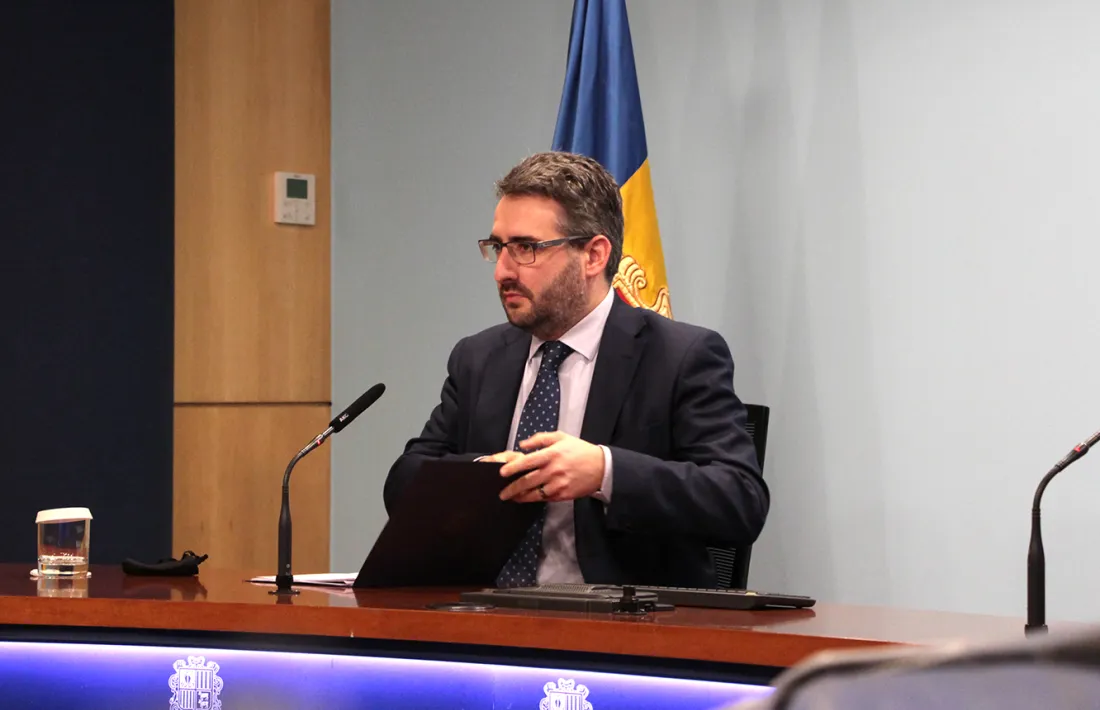 El ministre de Finances i portaveu de l’executiu, Eric Jover.