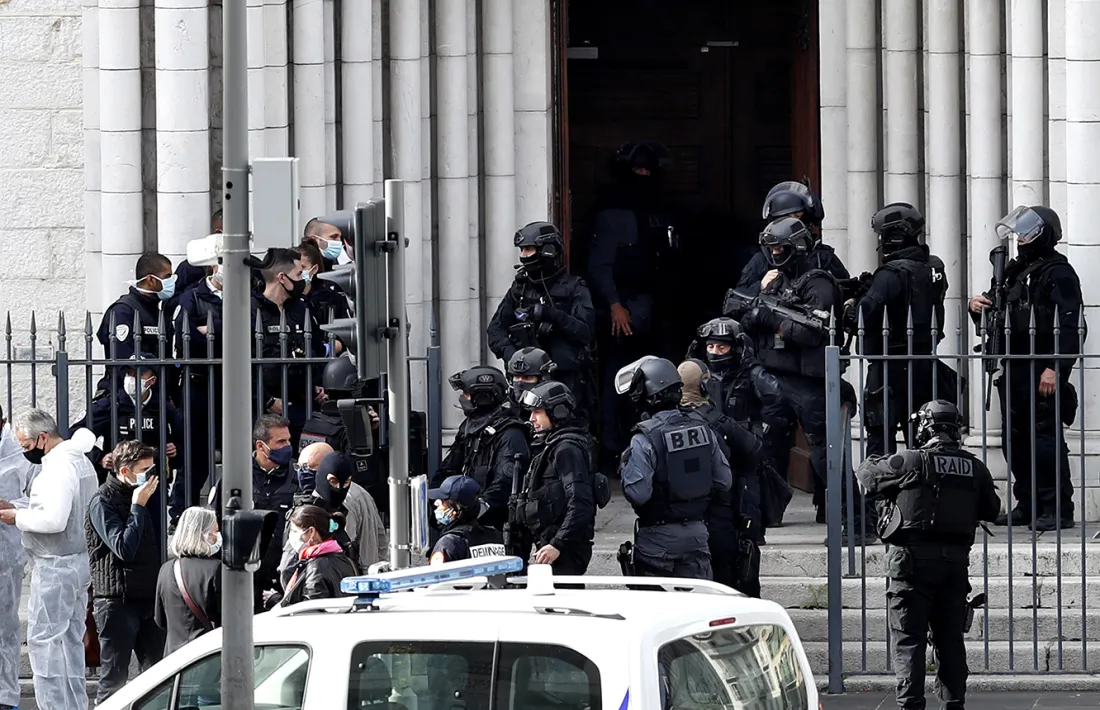 Imatges de l'atemptat a Niça.