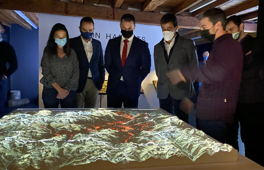 Visita de les instal·lacions, aquest matí.