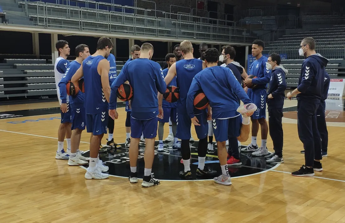 Tres jugadors del BC MoraBanc es van despertar avui amb simptomes de Covid.