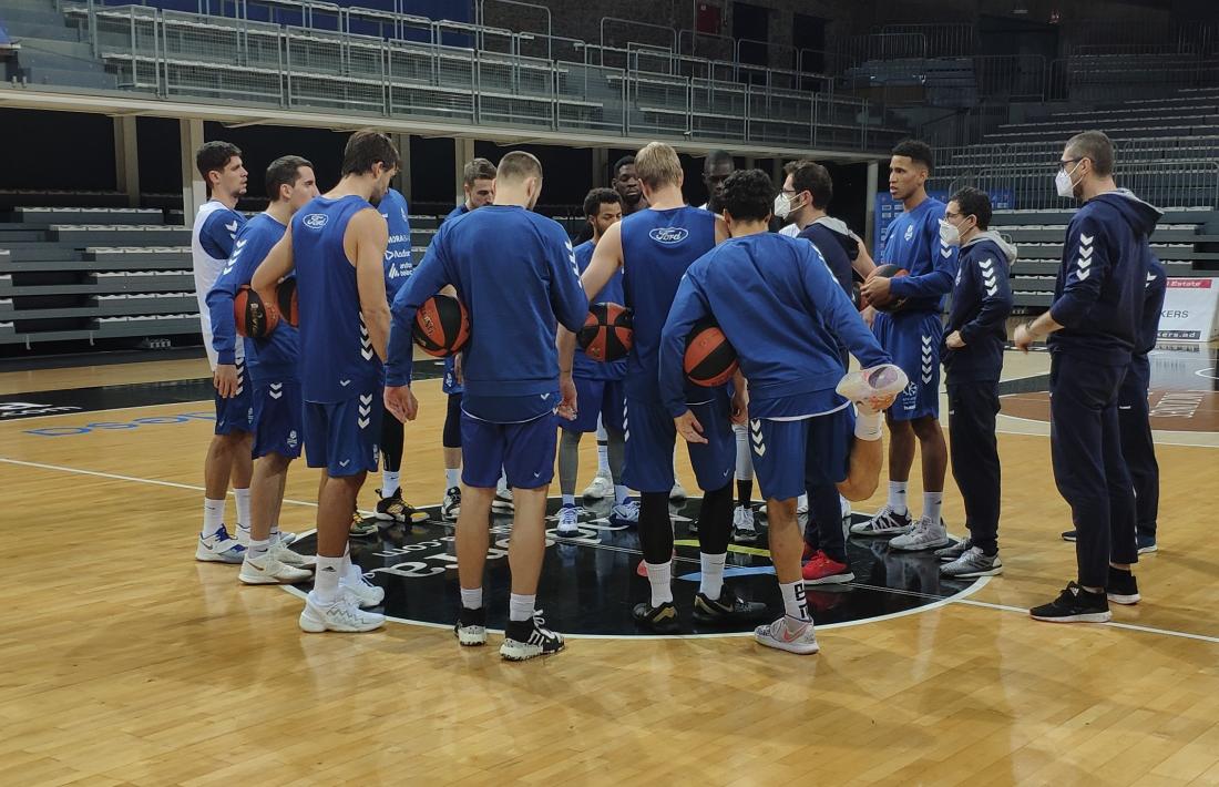 Tres jugadors del BC MoraBanc es van despertar avui amb simptomes de Covid.