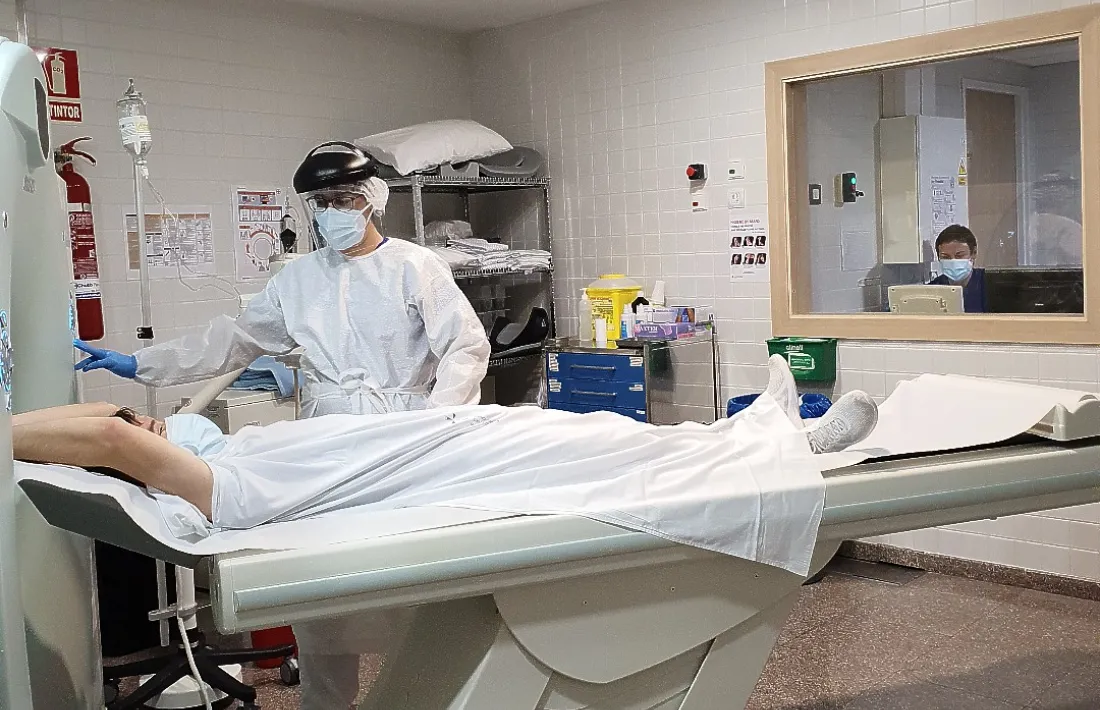 Servei de radiologia de l'hospital de la Seu.