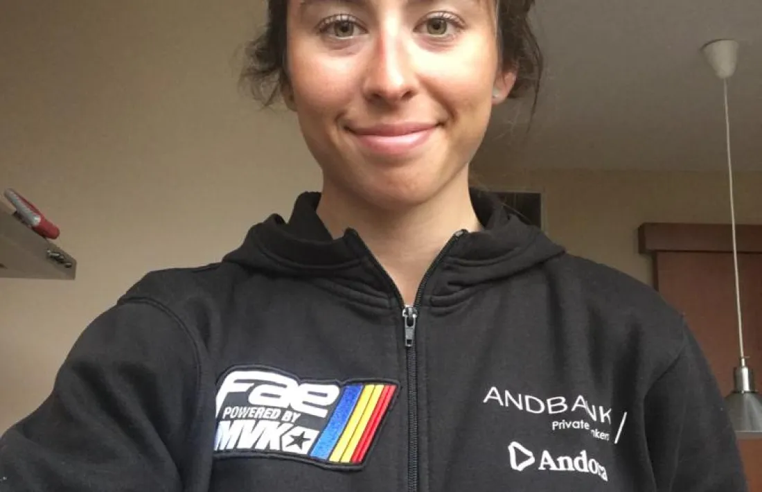 Carola Vila llesta per un curs atípic. Foto: FAE