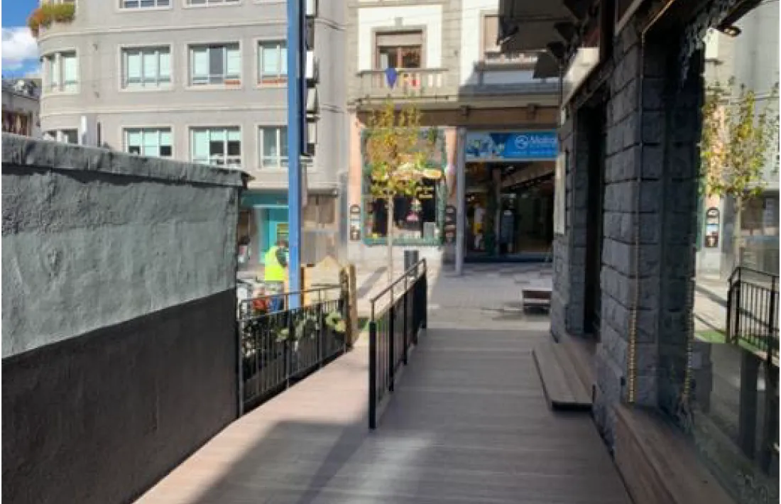 Així ha quedat el nou passatge.