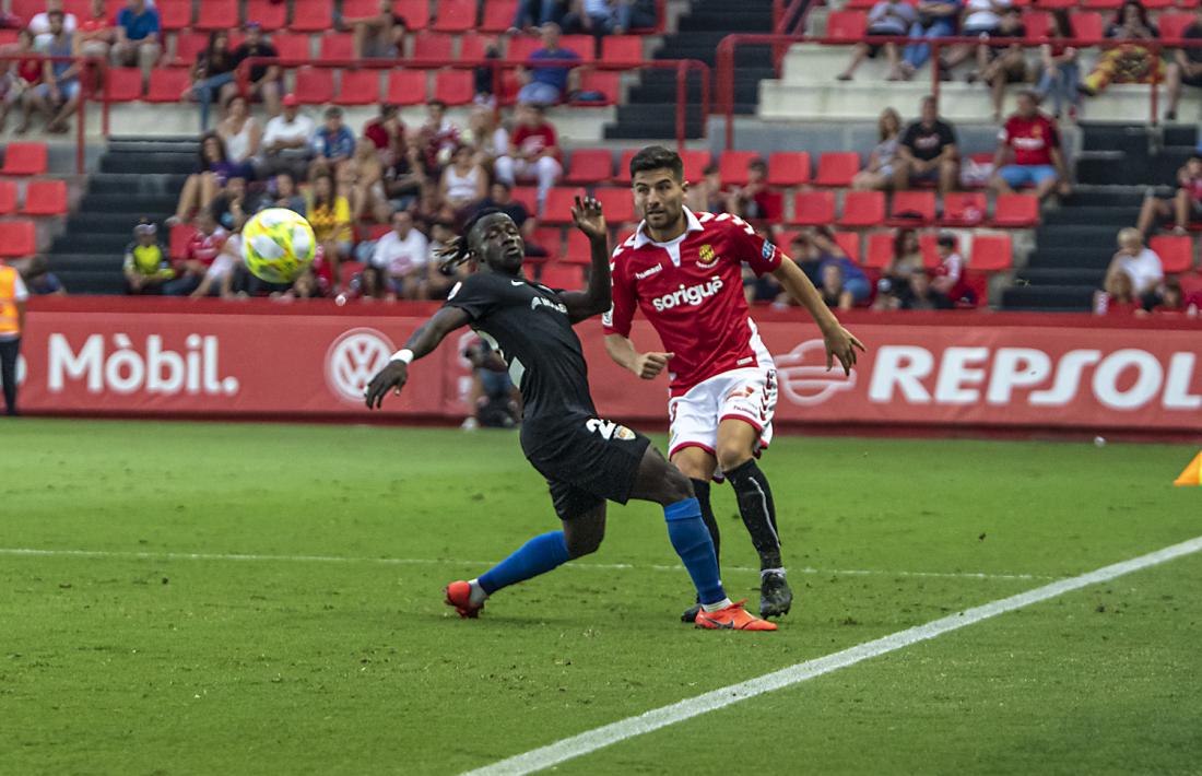 ‘Musa’ Jr., actualment a la Ponferradina, va destacar el 2019 contra el Nàstic. Foto: Gimnàstic Tarragona