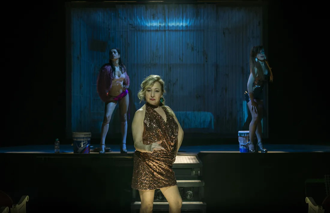 Un moment del musical 'Prostitución'