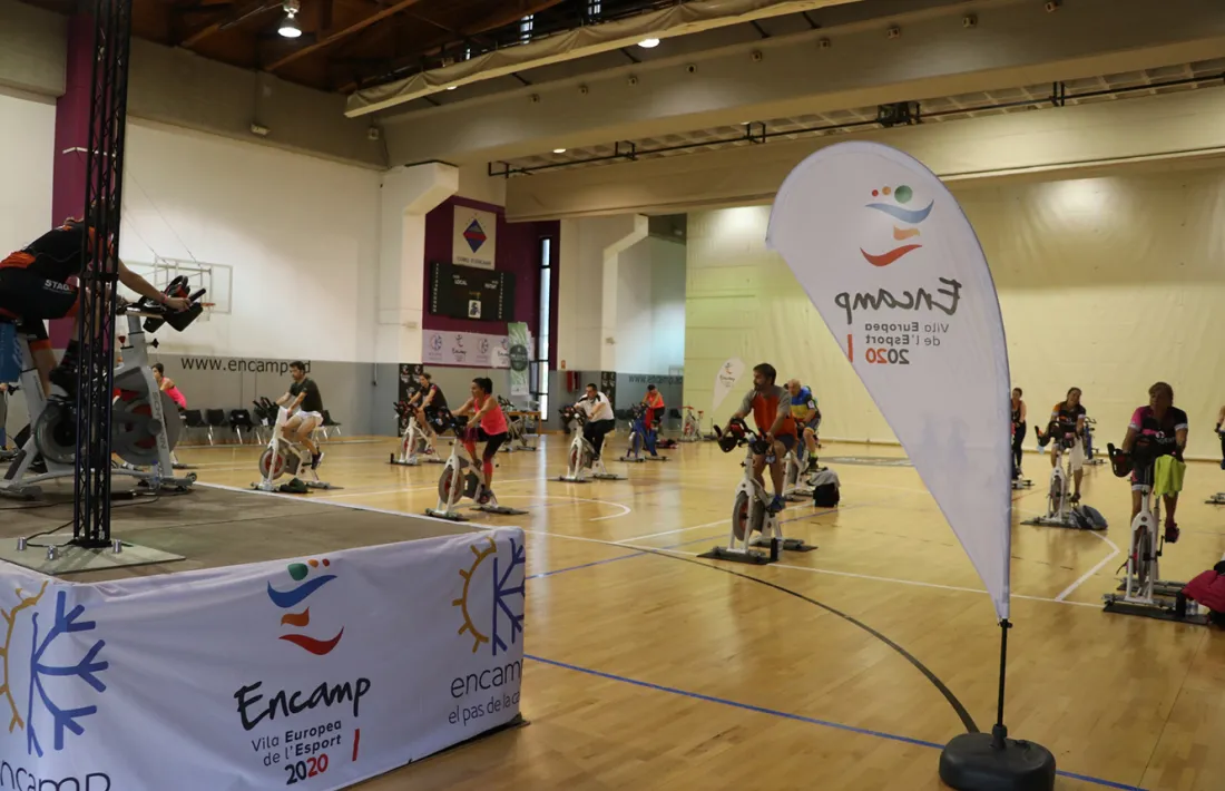 Una de les activitats esportives fetes aquest any a la parròquia.