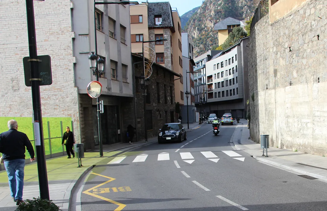 Vista del carrer Príncep Benlloch.