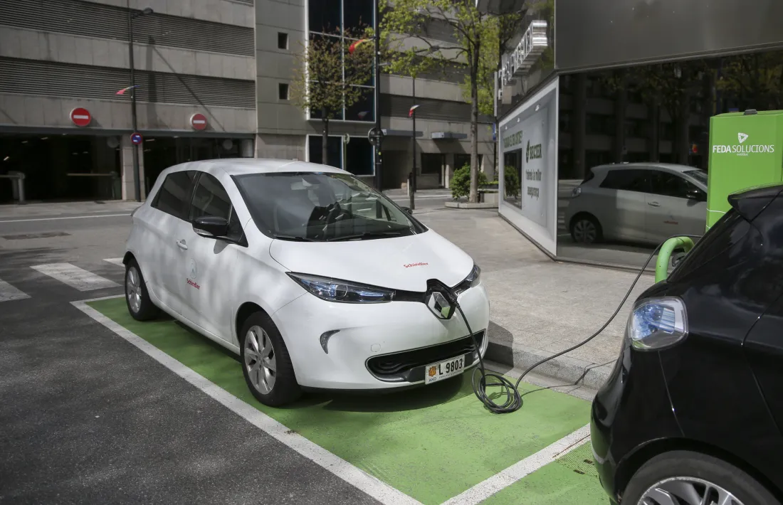 Un vehicle elèctric.