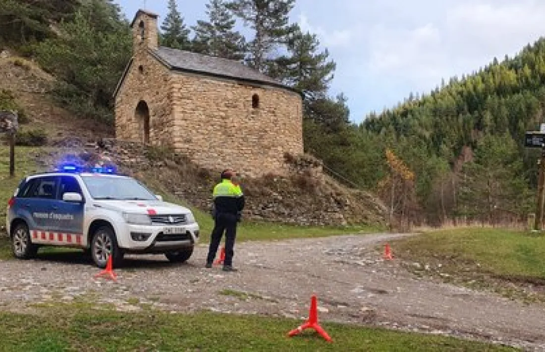 Imatge d'un dels controls de la policia autonòmica.