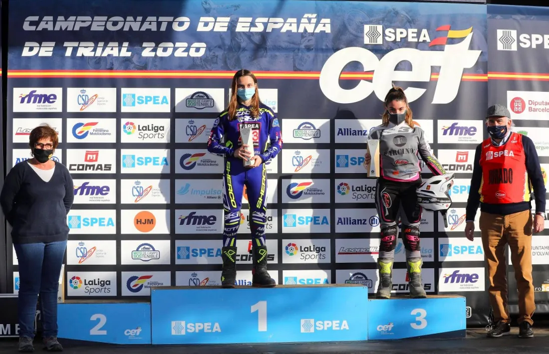  Laia Pi, campiona d’Espanya de trial. Foto: Joan Carles Vázquez / RFME