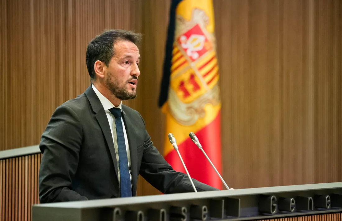 El president del grup parlamentari del PS, Pere López.