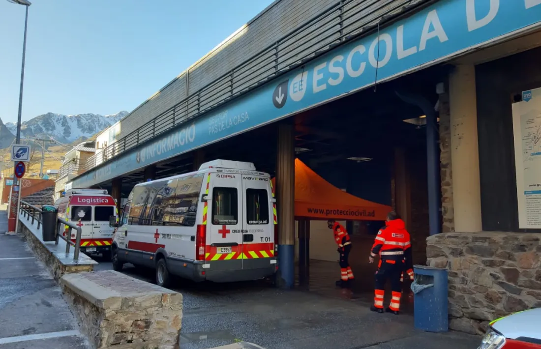 L''stop lab' mòbil del Pas de la Casa.