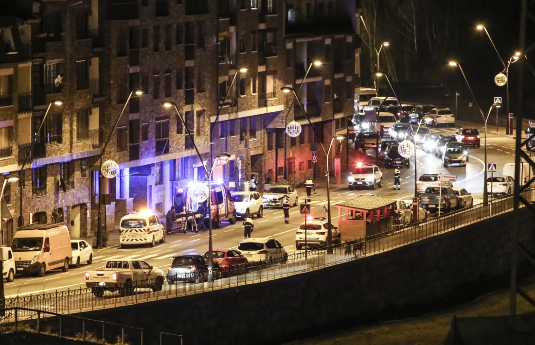 L'accident de la Massana s'ha produït cap a les 8 del vespre.