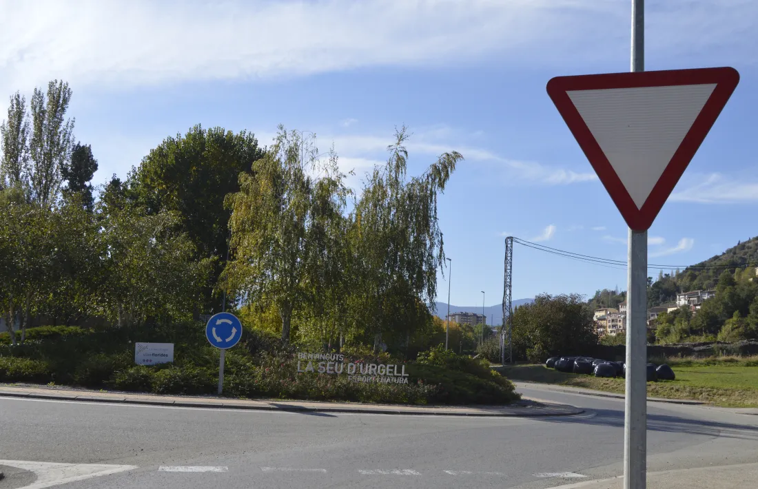 Imatge d’entrada a la capital alturgellenca. 