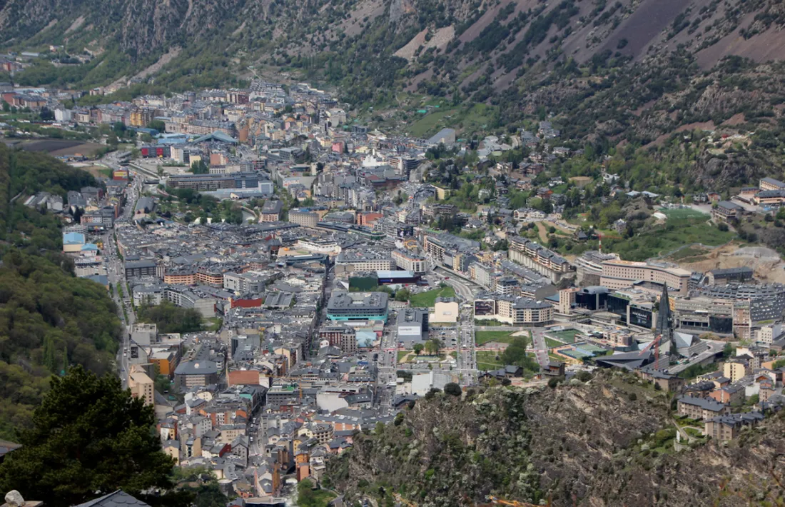Una vista de la vall central.