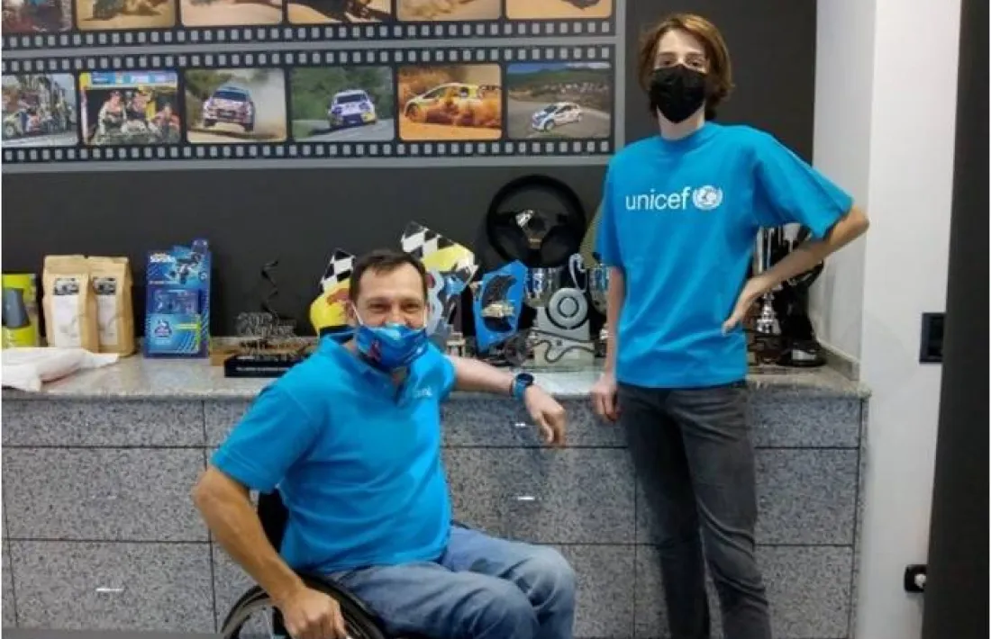 Albert Llovera, ambaixador d'Unicef.