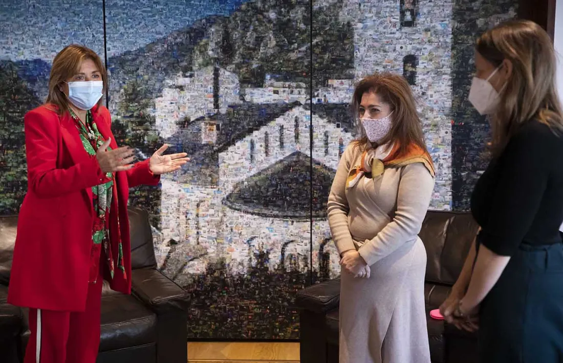 Marsol ha rebut aquest matí al Comú la cònsol general de Portugal a Barcelona.