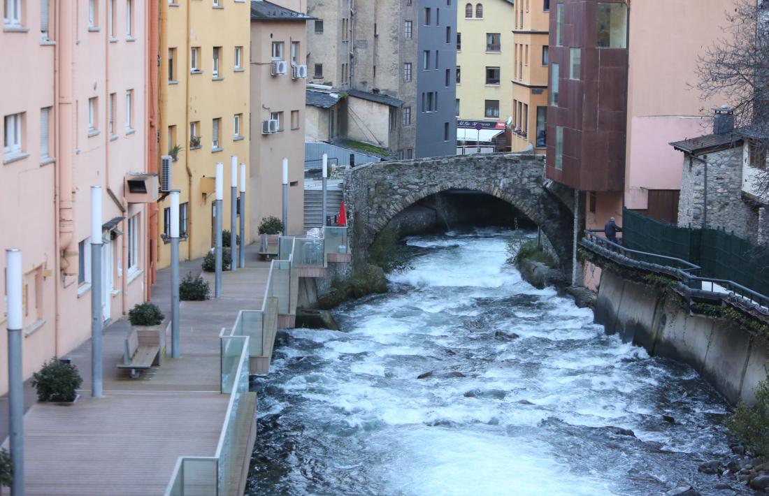  El passeig del riu i el pont d’Engordany, dos elements que s’han de transformar i agafar importància.