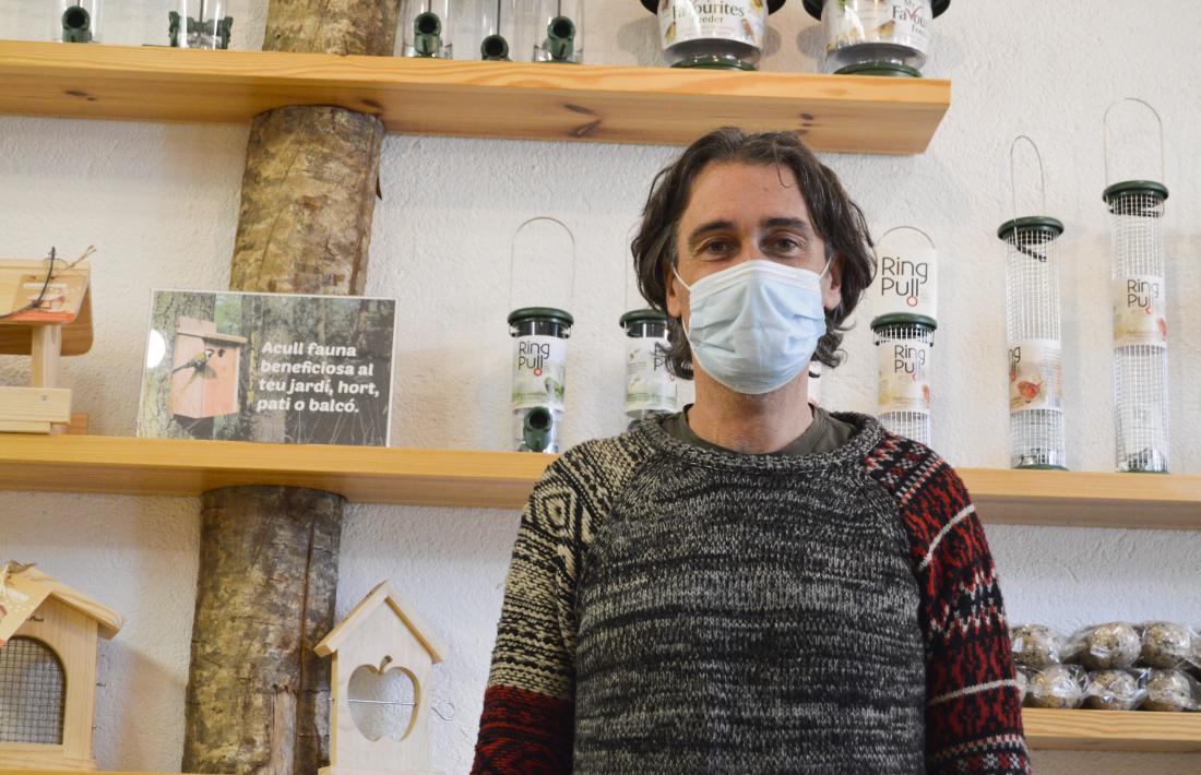 Dalmau, co-fundador de l'empresa Aubèrria, ara fa 12 anys. 