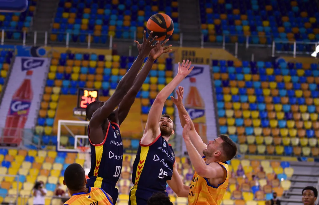 David Jelínek, el màxim anotador dels dos últims partits del BC MoraBanc. Foto: Acb Photo / F. Robledano