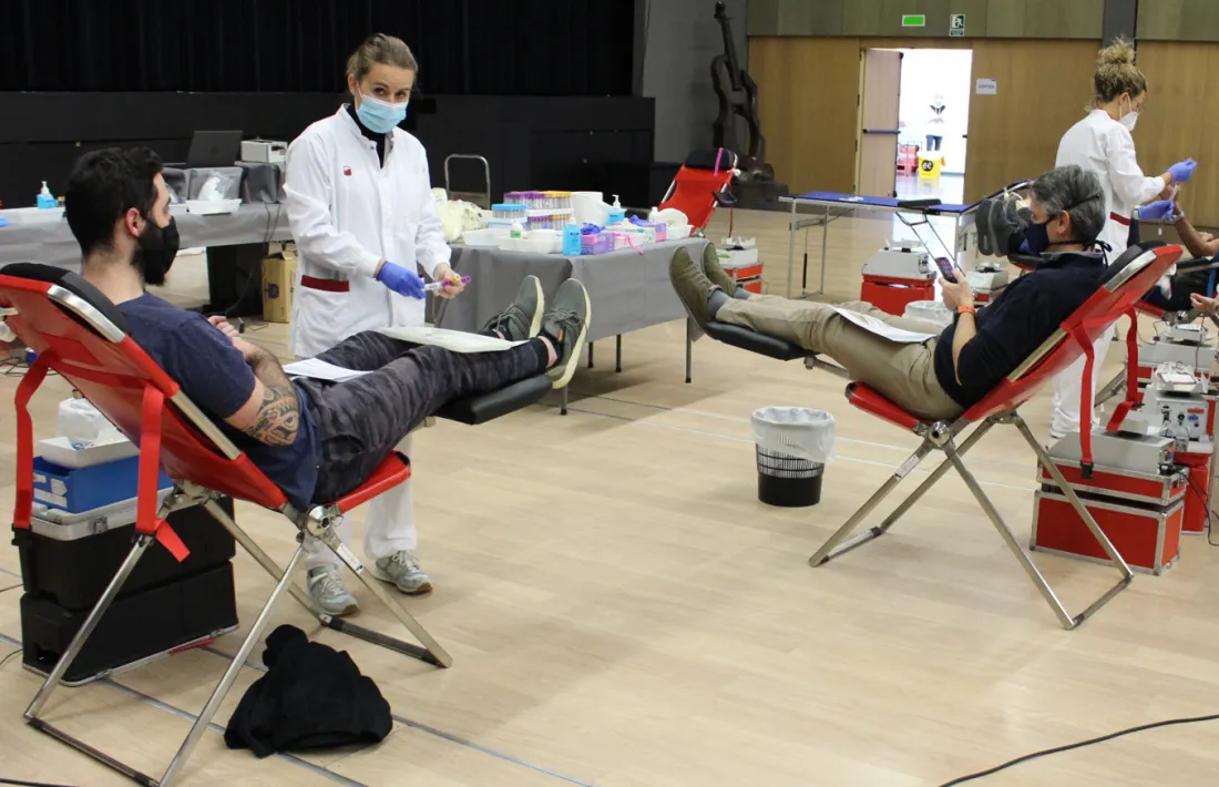 Un moment de la darrera campanya de donació de sang, també a Prat del Roure.