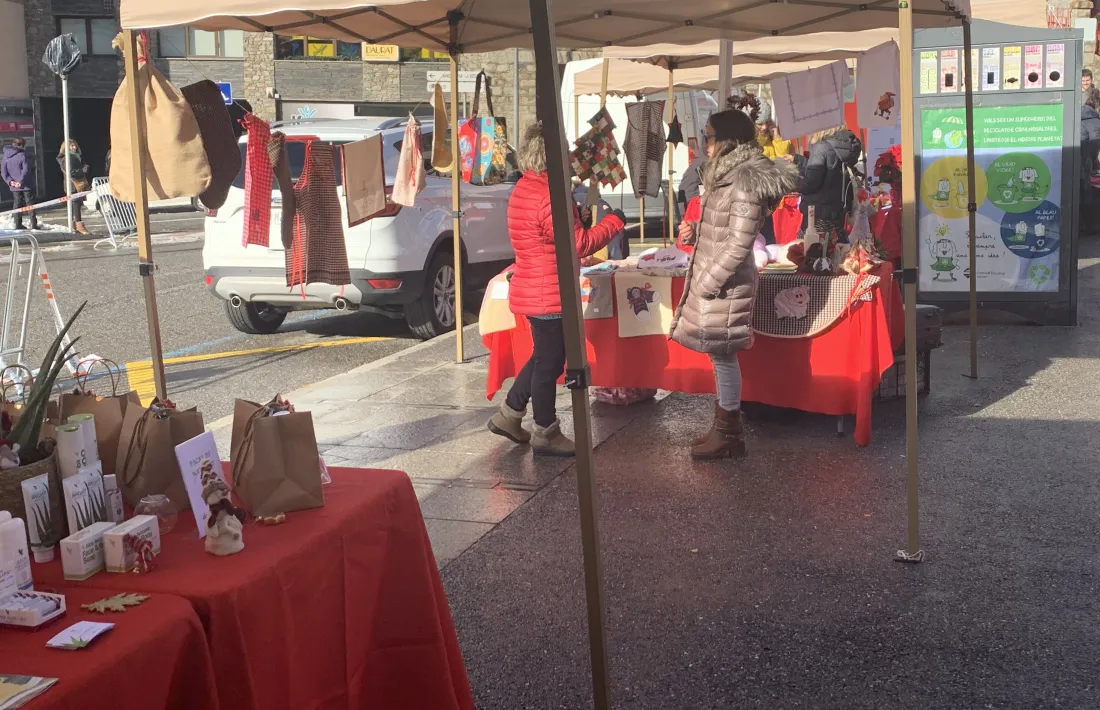El mercat de Nadal celebrat l'any passat.